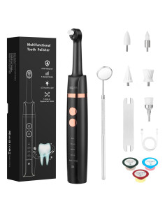 Pulidor de Dientes Eléctrico SIQUER con 5 Cabezas y Luz LED