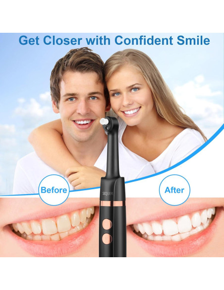 Pulidor de Dientes Eléctrico SIQUER con 5 Cabezas y Luz LED