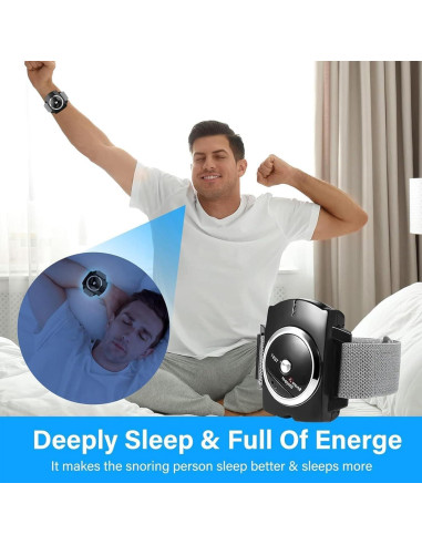 Dispositivo Anti-Ronquidos Inteligente para Muñeca - Mejora Sueño