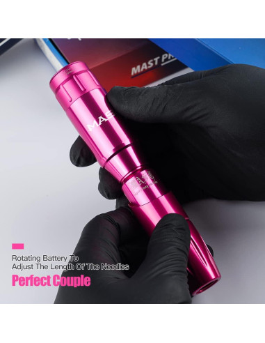 Kit de Tatuaje Profesional Mast Tour con Batería y 20 Agujas