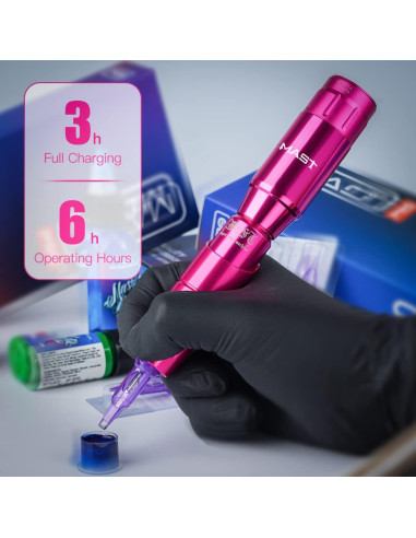 Kit de Tatuaje Profesional Mast Tour con Batería y 20 Agujas