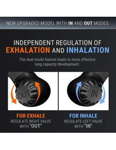 Entrenador de Pulmón Selencio HG-491 | Ejercitador Respiración Doble Resistencia 2