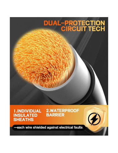 Guantes Calentados JS LifeStyle Unisex 7.4V 3000mAh Táctiles