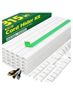 Kit de Ocultación de Cables AZEN M-20P 800 cm Autoadhesivo