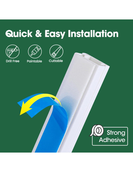 Kit de Ocultación de Cables AZEN M-20P 800 cm Autoadhesivo