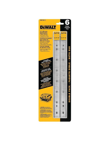 Cuchillas de Reemplazo DeWalt DW7352-2 para Cepillo 13"
