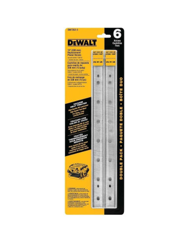 Cuchillas de Reemplazo DeWalt DW7352-2 para Cepillo 13"