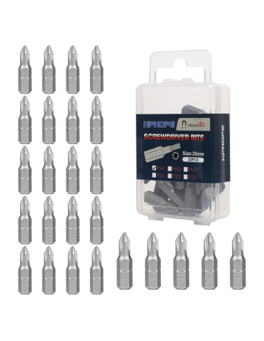 Juego de Puntas de Destornillador HPHOPE PH1 - 25 Piezas