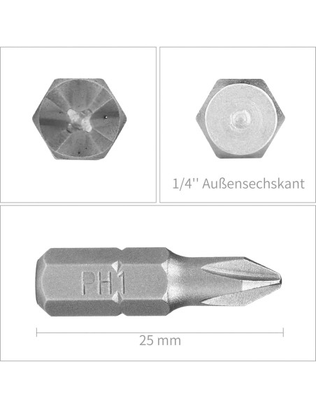 Juego de Puntas de Destornillador HPHOPE PH1 - 25 Piezas