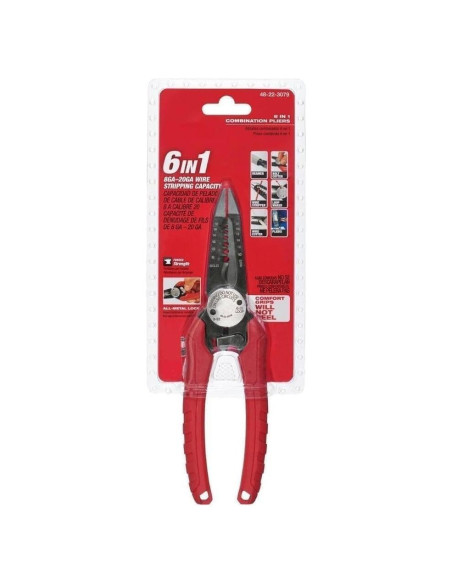 Alicates de Corte y Desforre 48-22-3079 Milwaukee 6 en 1
