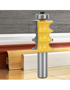 Fresa de Router Fafeicy 1/2" (12.7 mm) Carburo 3/16" (4.76 mm) 2