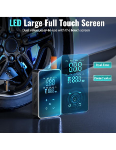 Compresor de Aire Portátil Lamfurart YX15 Pro Max 18000mAh 150 PSI 2