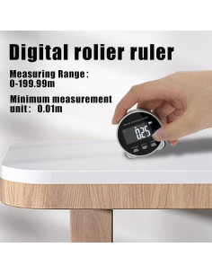 Cinta Métrica Digital Flylin 0-200m Recargable con Pantalla LCD 2