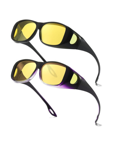 Gafas de Visión Nocturna Polarizadas Myiaur para Mujeres - 2 Pack
