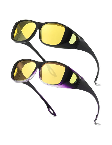 Gafas de Visión Nocturna Polarizadas Myiaur para Mujeres - 2 Pack