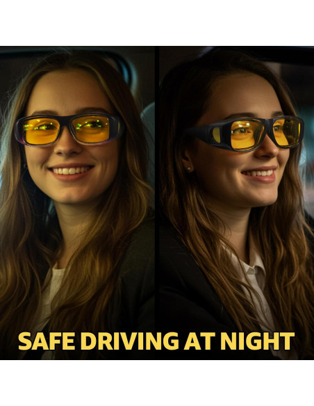 Gafas de Visión Nocturna Polarizadas Myiaur para Mujeres - 2 Pack