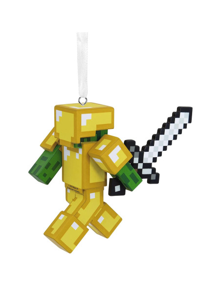Adorno de Navidad Zombie Minecraft Hallmark 6.4x5.2 cm