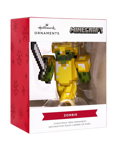 Adorno de Navidad Zombie Minecraft Hallmark 6.4x5.2 cm