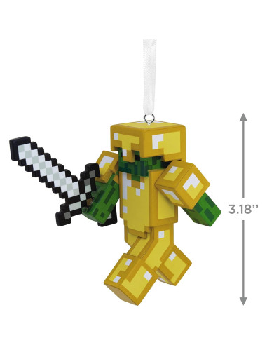 Adorno de Navidad Zombie Minecraft Hallmark 6.4x5.2 cm