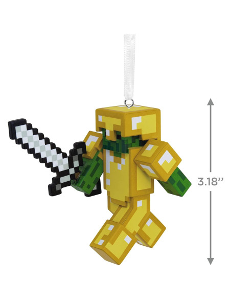 Adorno de Navidad Zombie Minecraft Hallmark 6.4x5.2 cm