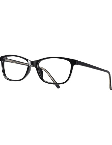 Gafas Anti Fatiga Ocular Luz Azul TR90 Negro 52mm