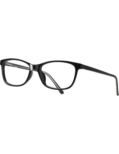 Gafas Anti Fatiga Ocular Luz Azul TR90 Negro 52mm
