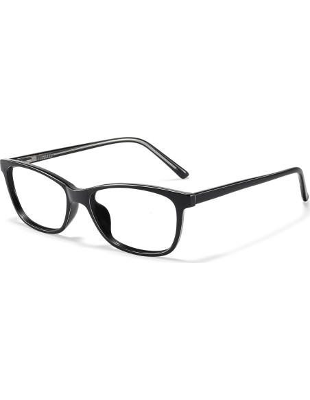Gafas Anti Fatiga Ocular Luz Azul TR90 Negro 52mm