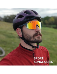 Gafas de Ciclismo SCVCN UV400 para Hombres y Mujeres 2