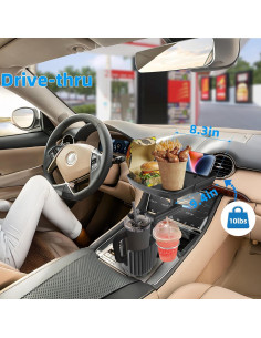 Soporte para Tazas y Bandeja de Comida MyWifeNeverWashMyCar 2