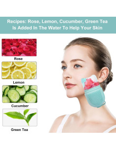 Molde de Silicona Rodillo de Hielo Coolnice ST-151 Azul 2