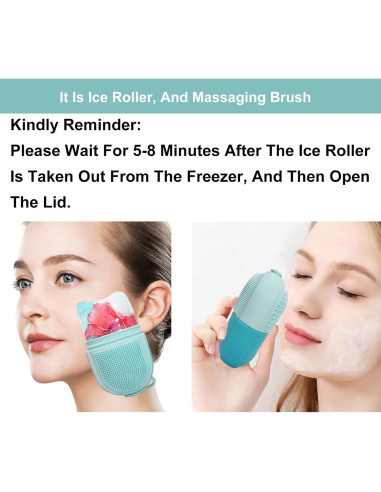 Molde de Silicona Rodillo de Hielo Coolnice ST-151 Azul