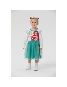 Vestido de Princesa Disney Ariel para Niñas 6-9 Meses 2