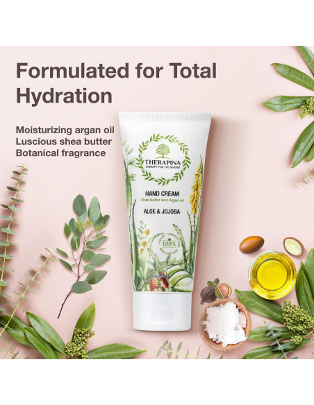 Crema de Manos Hidratante THERAPINA Aloe y Jojoba 85g