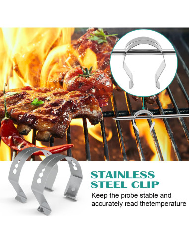 Kit de Sondas de Carne Digital EasiBBQ para Parrilla Masterbuilt