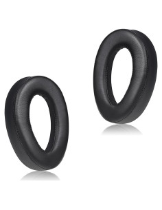 Almohadillas de Reemplazo Joghaw para Auriculares HIFIMAN - Espuma de Memoria y Cuero Negro