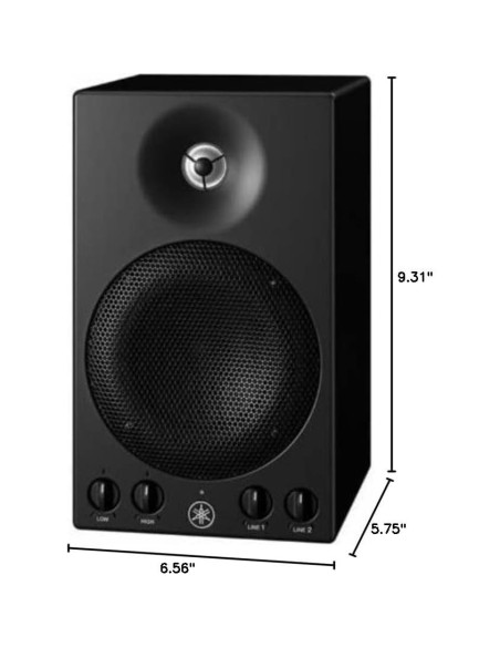Monitor de Estudio Activo Yamaha MSP3A 22W Woofer 4"