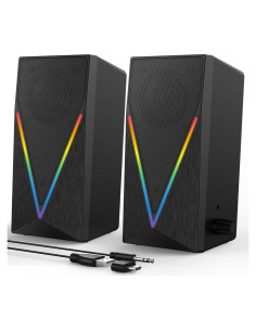 Altavoces de PC BUSP-HYY E-1062 con RGB, 2.0, 0.58 kg