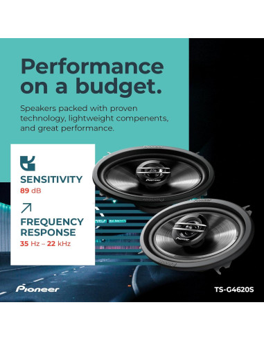Altavoces Coaxiales Pioneer TS-G4620S 10.16 cm 200W (Par)