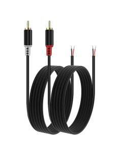 Adaptador RCA a Cable de Altavoz RULGOI 2.01m 20AWG