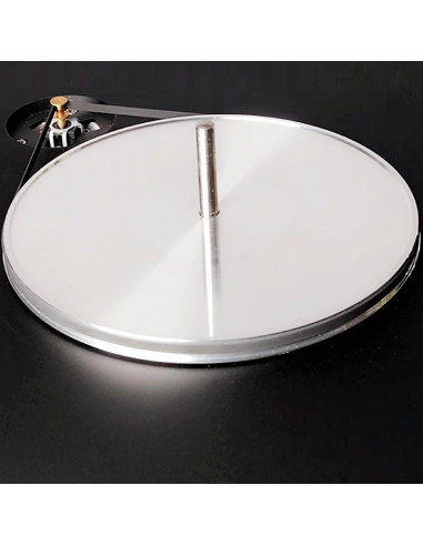 Cinta de Giradiscos de Goma 2Pcs 200mm Ancho 5mm Negro