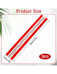 Bisagra Autoadhesiva Plástica Transparente Sliverdew 300x45 mm 2