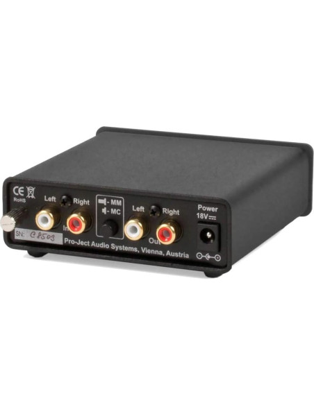 Previo de Phono Pro-Ject Phono Box DC MM/MC Negro