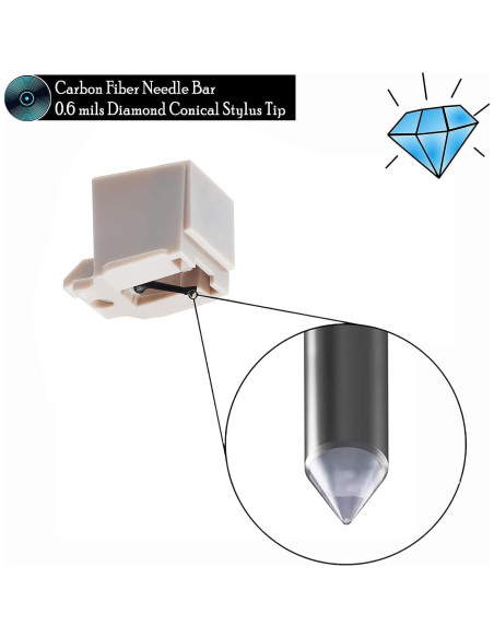 Agujas de Reemplazo ATN3600L Audio-Technica + Cepillo Limpieza