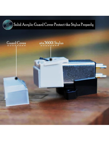 Agujas de Reemplazo ATN3600L Audio-Technica + Cepillo Limpieza