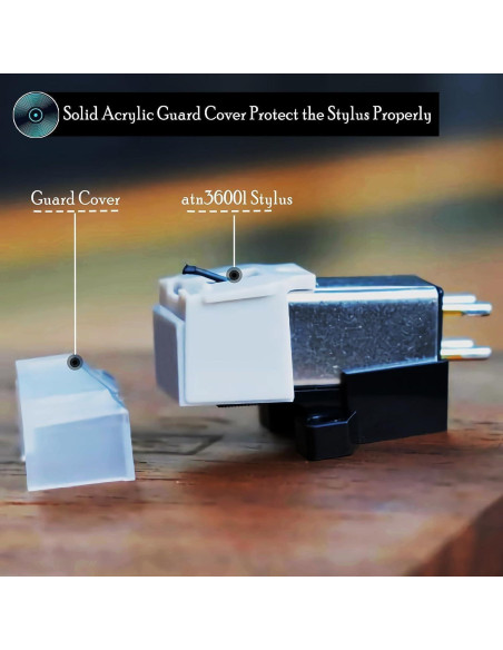 Agujas de Reemplazo ATN3600L Audio-Technica + Cepillo Limpieza