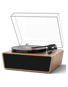 Reproductor de Vinilo Bluetooth VICTRESS TE-2039BR 3 Velocidades
