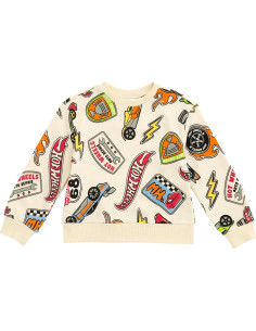 Conjunto Sudadera Forro Polar y Jogger Hot Wheels Niños 2T-12 2