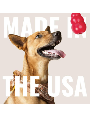 Juguete de Tirar KONG para Perros Medianos/Grandes - Goma Natural