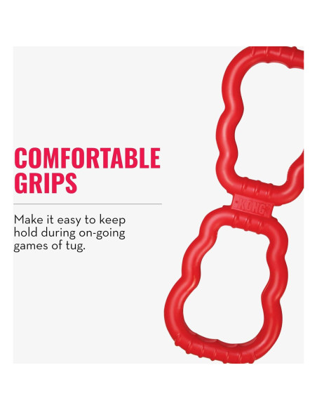 Juguete de Tirar KONG para Perros Medianos/Grandes - Goma Natural