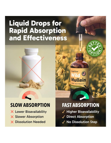 Gotas de Mullein Respiclear 59 ml con Jengibre y Limón